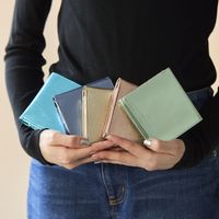 MUZICA VITA/インド山羊革2つ折り　ラメ財布